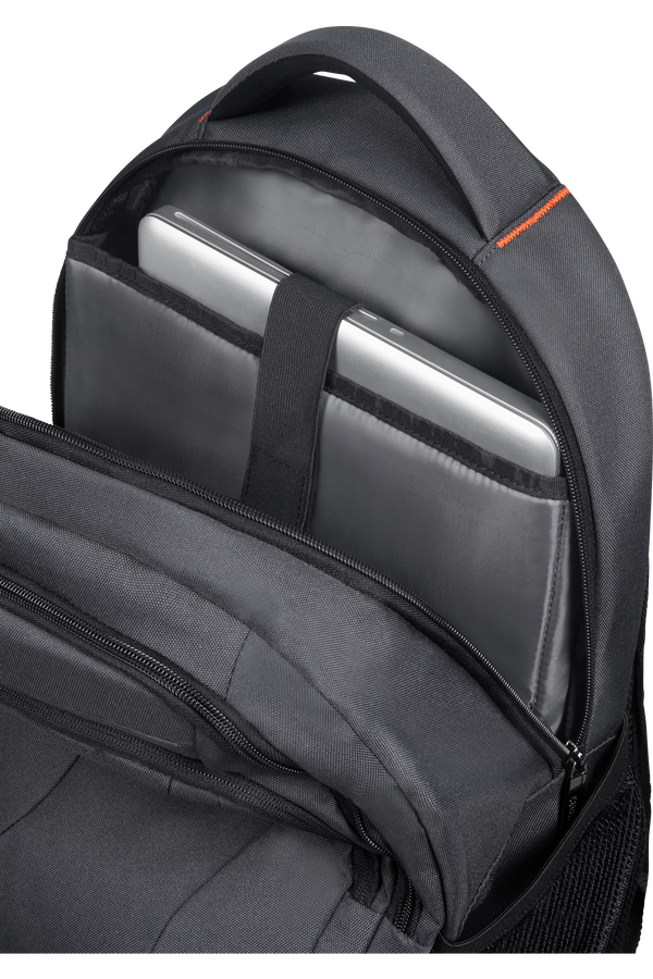 American Tourister At Work Laptop Backpack  15.6inch Grey/Orange