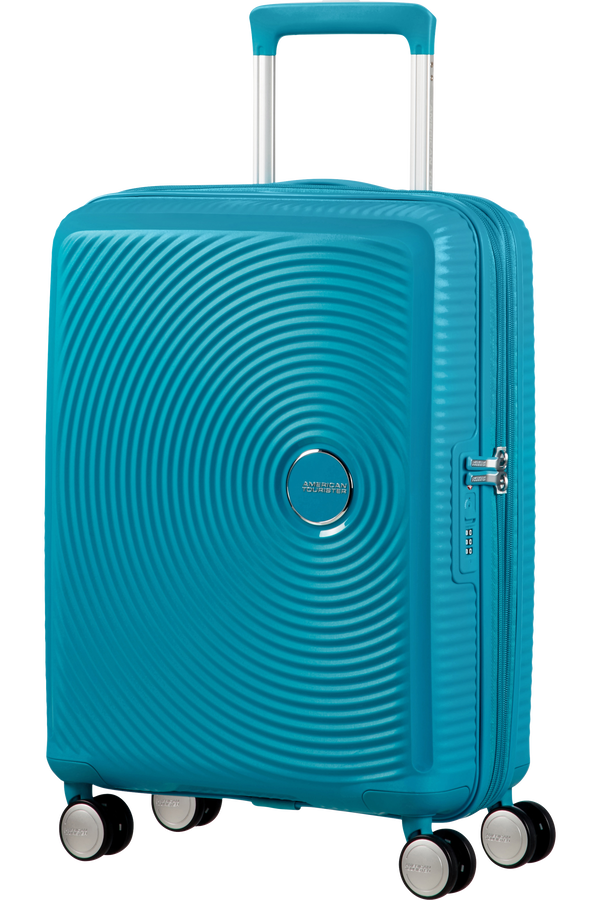 American Tourister Soundbox Spinner uitbreidbaar 55cm Summer Blue