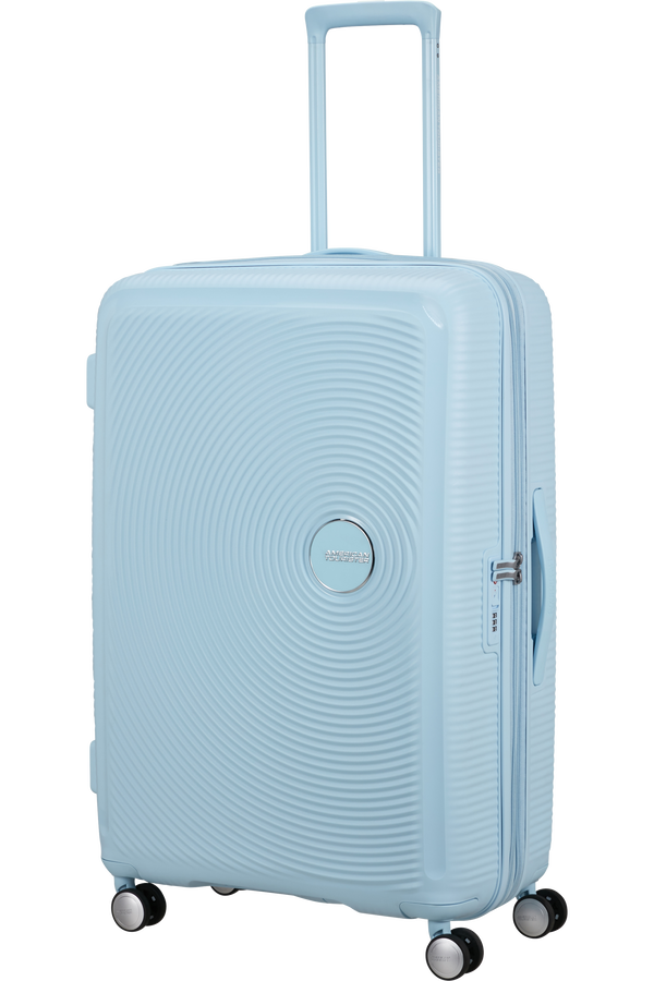 American Tourister SoundBox Spinner TSA Expandable 77cm  Pastel Blue American Tourister SoundBox Spinner TSA Expandable 77cm  Pastel Blue