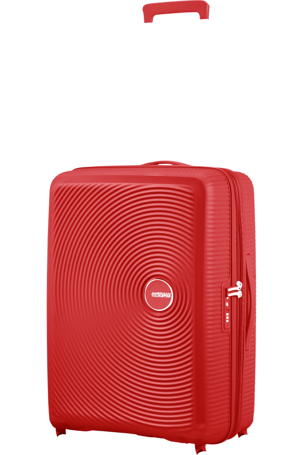 American Tourister Soundbox Spinner Expandable 67cm  Coral Red American Tourister Soundbox Spinner Expandable 67cm  Coral Red