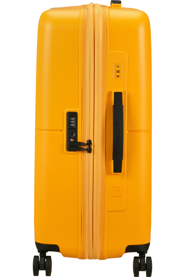American Tourister DashPop Spinner Expandable TSA 67cm Golden Yellow American Tourister DashPop Spinner Expandable TSA 67cm Golden Yellow