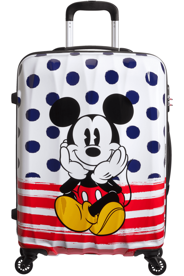 American Tourister Disney Legends Spinner 65cm Mickey Blue Dots