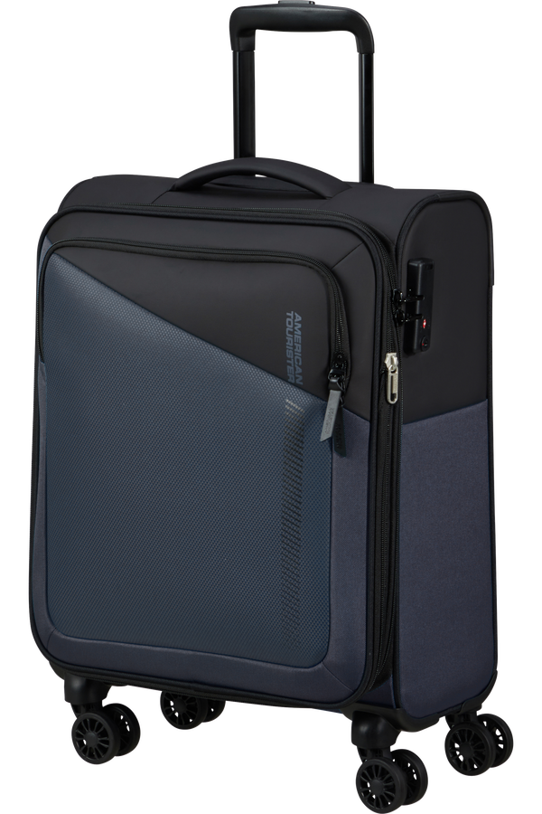 American Tourister Daring Dash Spinner Expandable TSA S  Black/Grey