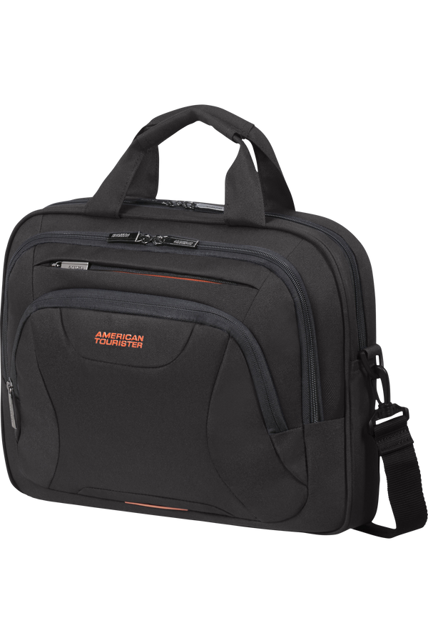 American Tourister At Work Laptop Bag  13.3-14.1inch Black/Orange American Tourister At Work Laptop Bag  13.3-14.1inch Black/Orange