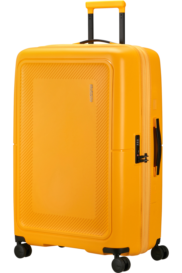 American Tourister DashPop Spinner Expandable TSA 77cm Golden Yellow