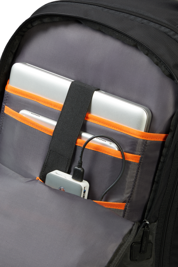 American Tourister At Work Laptop Backpack with Wheels Camo 15.6'  Zwart