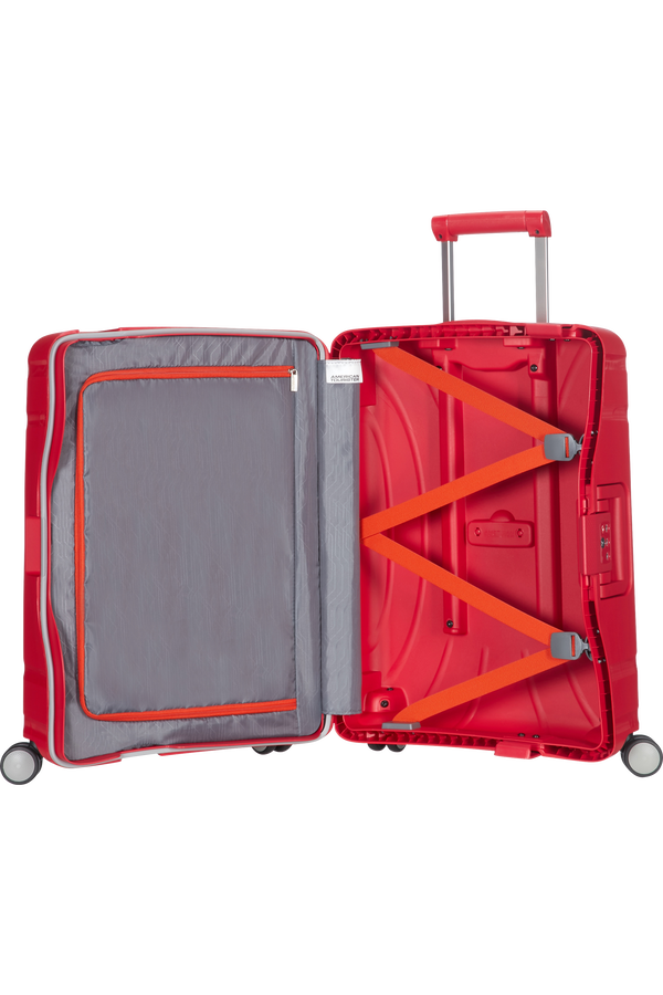 American Tourister Lock'n'Roll Handbagage koffer met 4 wielen 40x55x20cm Energetic Red