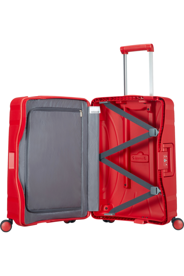 American Tourister Lock'n'Roll Handbagage koffer met 4 wielen 55x40x20cm Formula Red