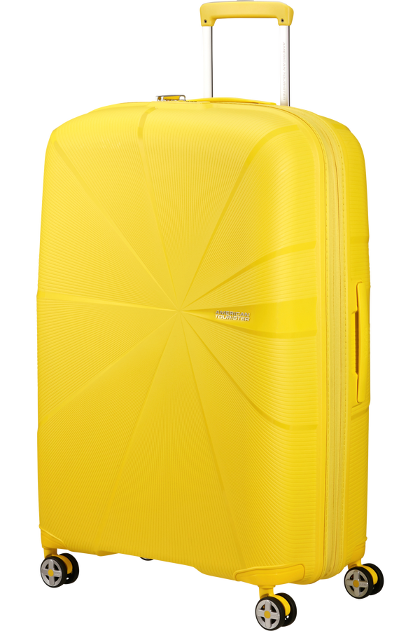 American Tourister StarVibe Spinner Expandable 77cm Electric Lemon
