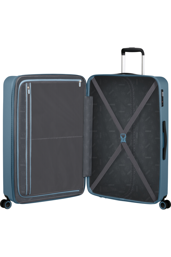 American Tourister Dynabelt Spinner EXP TSA 77cm  Rainstorm Blue American Tourister Dynabelt Spinner EXP TSA 77cm  Rainstorm Blue