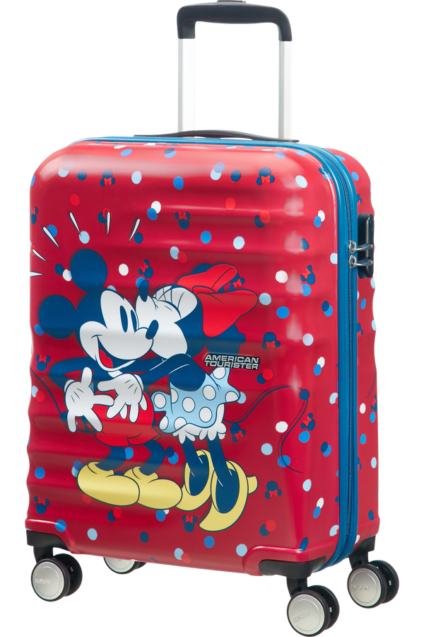 American Tourister Wavebreaker Disney Handbagage koffer met 4 wielen 55x40x20cm Minnie Loves Mickey