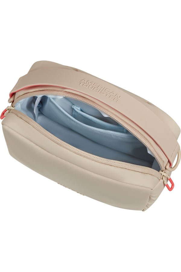 American Tourister Puffypop Pouch  Beige