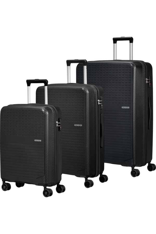 American Tourister Summer Hit Luggage set - 3 Pieces  Zwart
