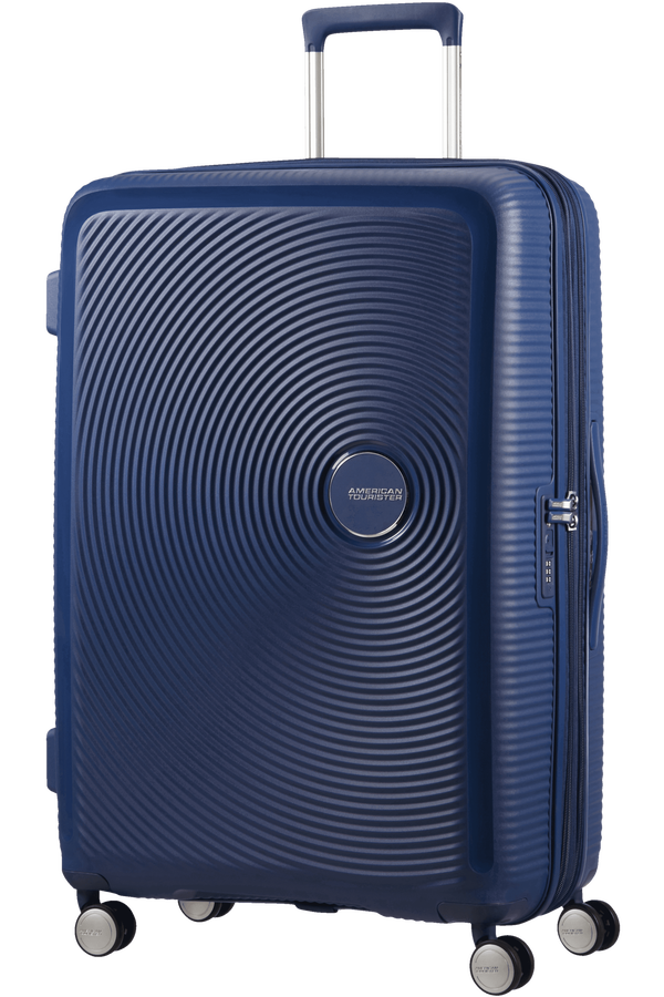 American Tourister Soundbox Spinner uitbreidbaar 77cm Midnight Navy