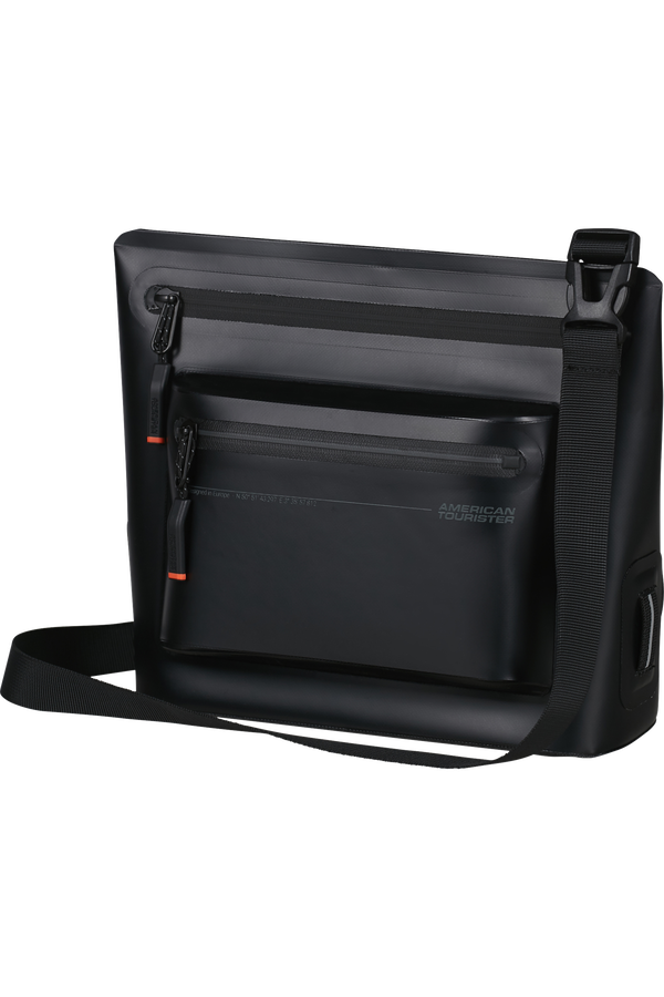 Colourdry M Schoudertas | American Tourister Colourdry Shoulder Bag M  True Black