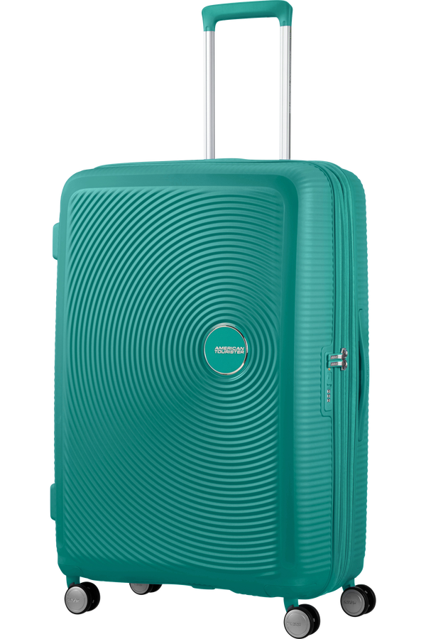 American Tourister Soundbox Spinner TSA Expandable 77cm  Forest Green
