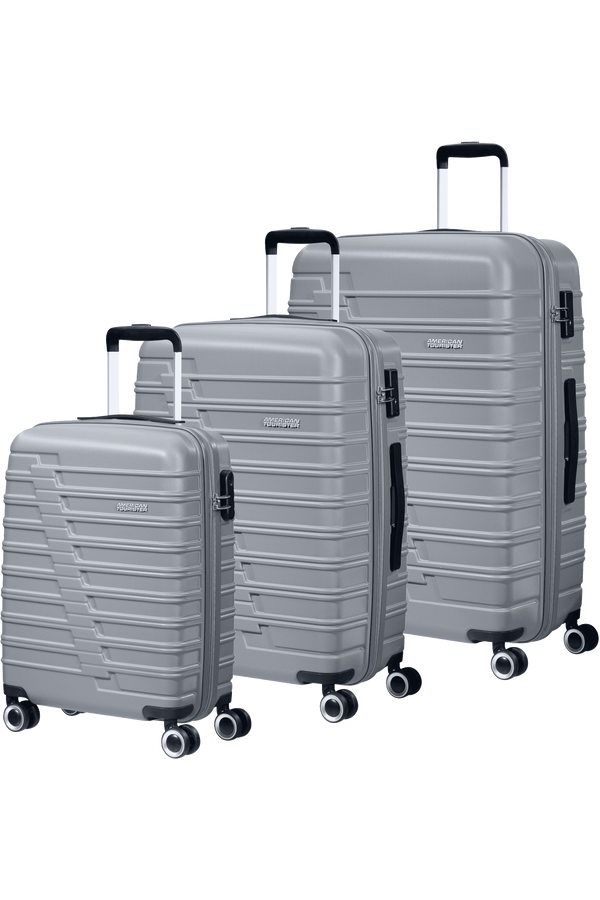 American Tourister ActivAir 3 PC Set A  Silver
