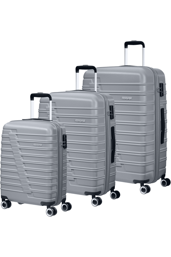 American Tourister ActivAir 3 PC Set A Silver