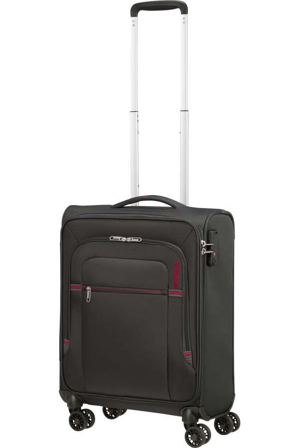 American Tourister Crosstrack Spinner 55cm  Grey/Red American Tourister Crosstrack Spinner 55cm  Grey/Red