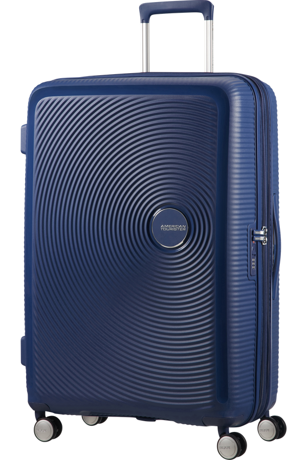 American Tourister Soundbox Spinner uitbreidbaar 77cm Midnight Navy