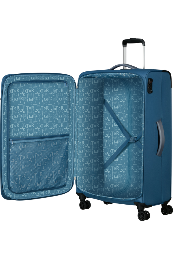 American Tourister Pulsonic Spinner Expandable 81 cm  Coronet Blue