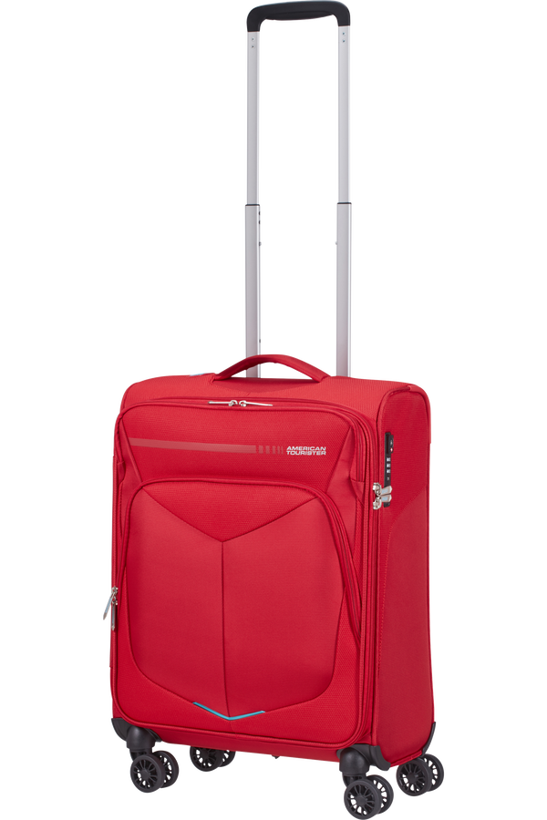 American Tourister Summerfunk Spinner Strict TSA 55cm  Rood American Tourister Summerfunk Spinner Strict TSA 55cm  Rood