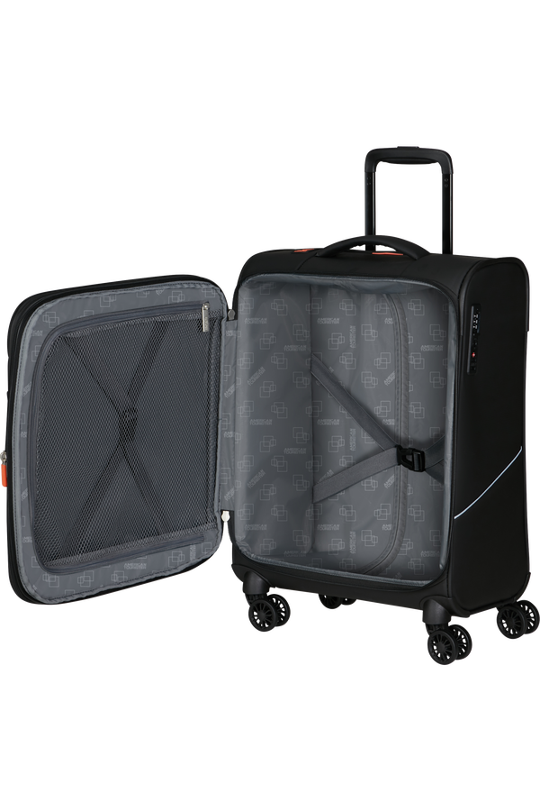 American Tourister SummerRide Spinner S EXP TSA SP 55cm  Zwart