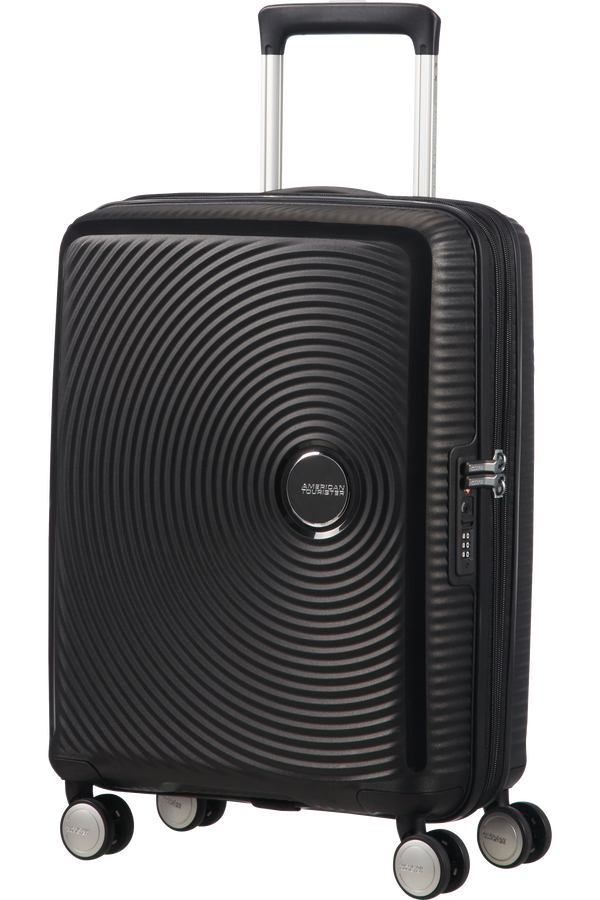 American Tourister Soundbox Spinner uitbreidbaar 55cm Bass Black American Tourister Soundbox Spinner uitbreidbaar 55cm Bass Black