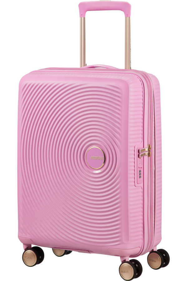 American Tourister Soundbox Spinner TSA Expandable 55cm  Pearl Pink/Gold American Tourister Soundbox Spinner TSA Expandable 55cm  Pearl Pink/Gold