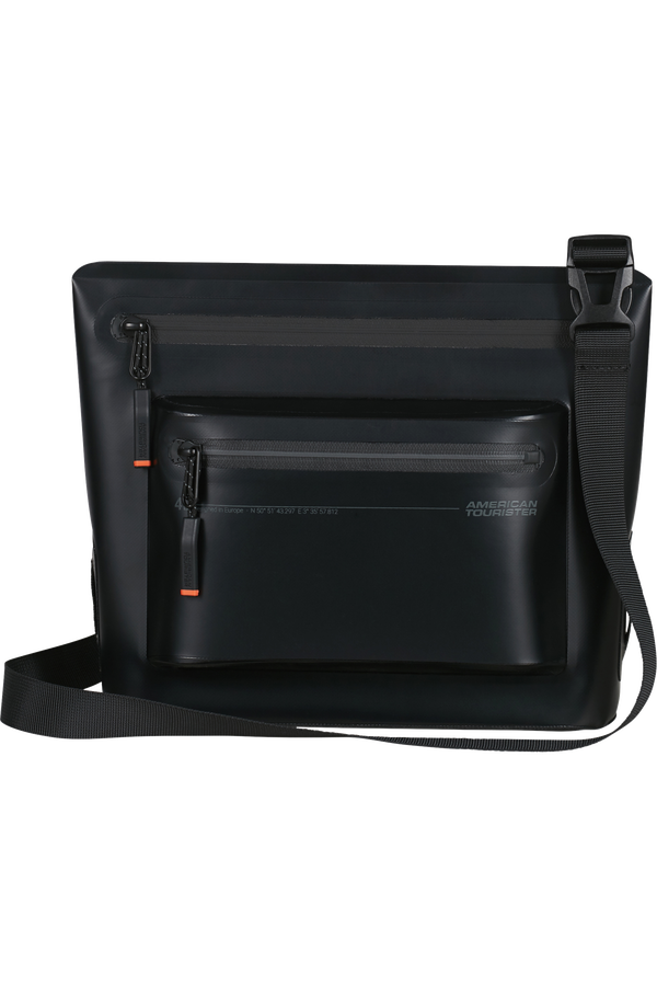 Colourdry M Schoudertas | American Tourister Colourdry Shoulder Bag M  True Black