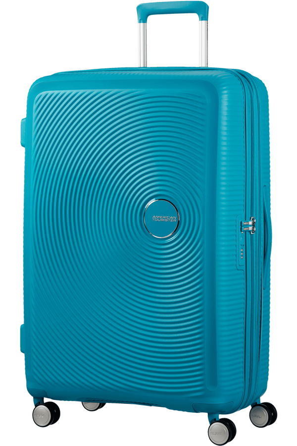 American Tourister Soundbox Spinner uitbreidbaar 77cm Summer Blue