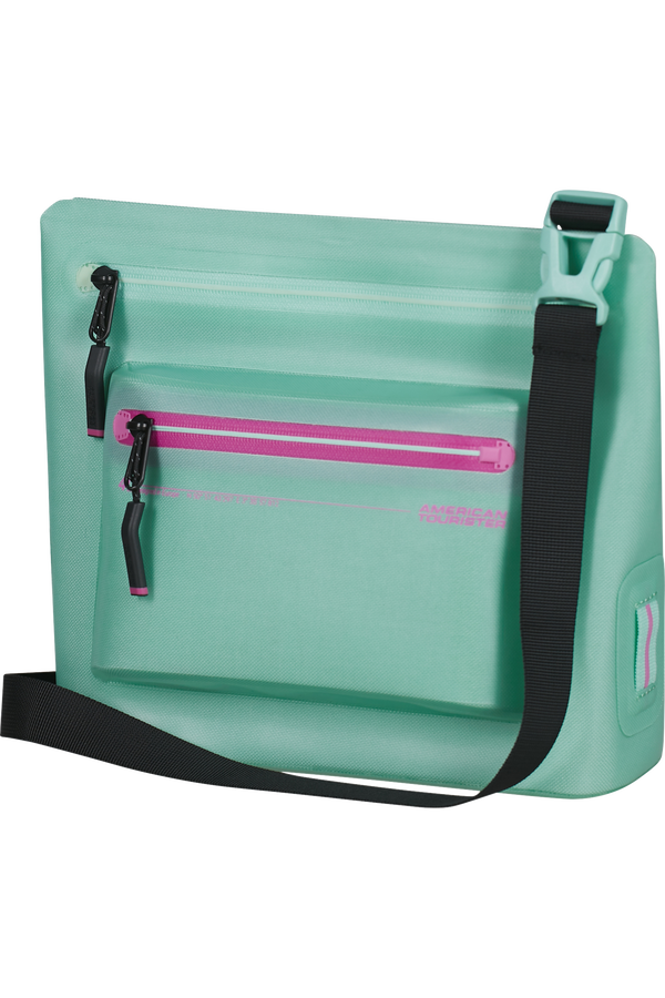 Colourdry M Schoudertas | American Tourister Colourdry Shoulder Bag M  Jelly Mint