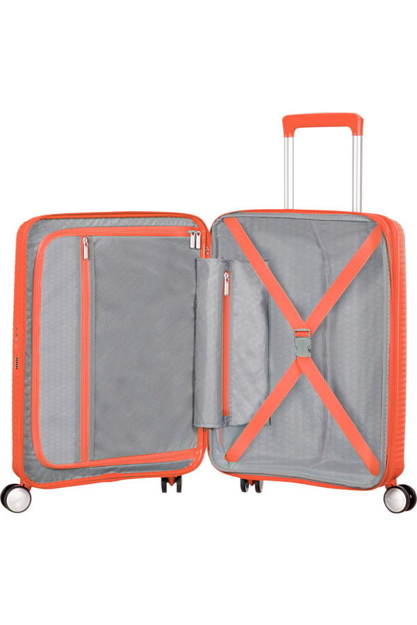 American Tourister Soundbox Spinner 55  Spicy Peach American Tourister Soundbox Spinner 55  Spicy Peach