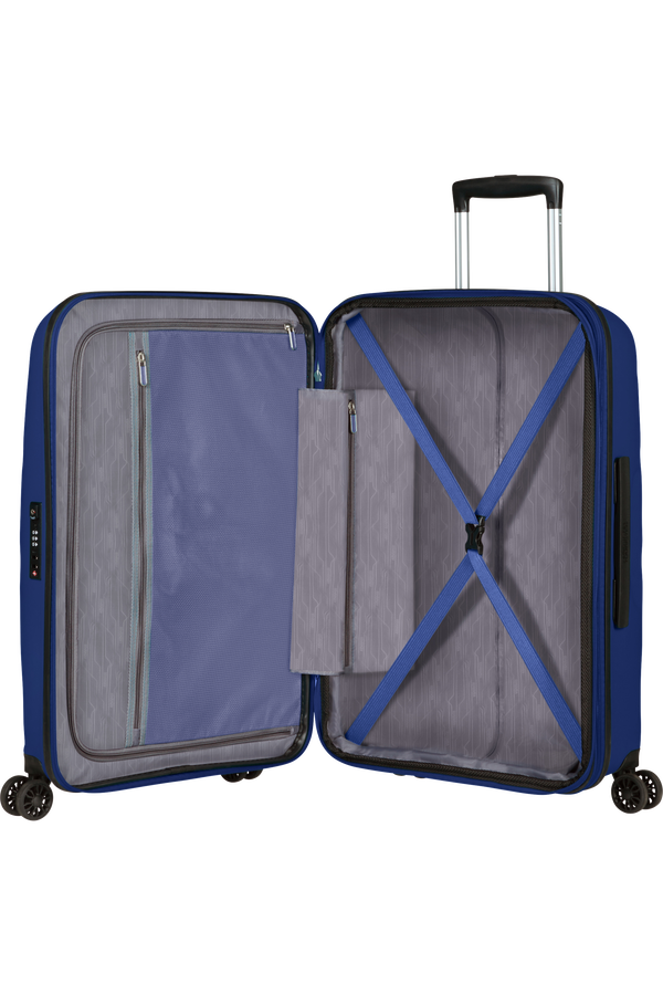 American Tourister Bon Air Dlx Spinner TSA Expandable 66cm  Midnight Navy