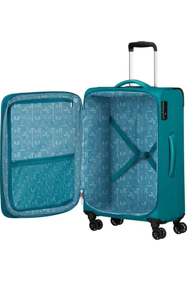 American Tourister Pulsonic Spinner Expandable 68cm  Stone Teal American Tourister Pulsonic Spinner Expandable 68cm  Stone Teal