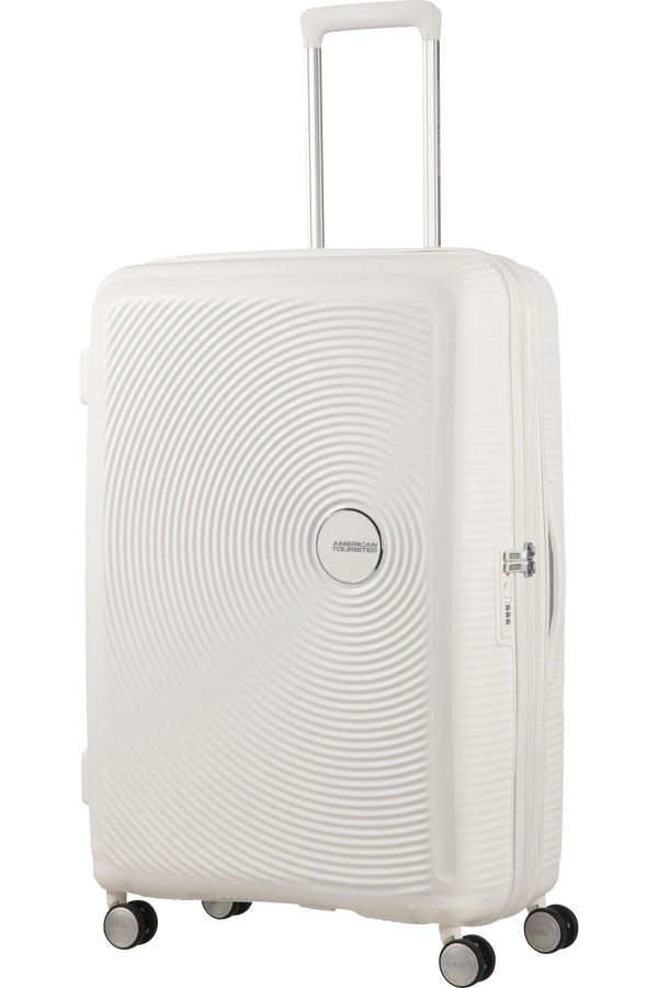 American Tourister Soundbox Spinner uitbreidbaar 77cm Pure White