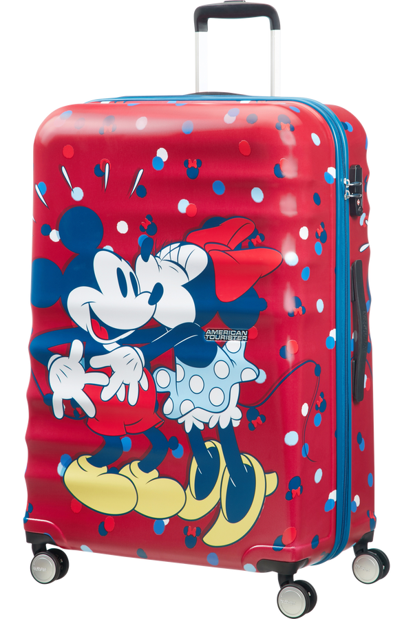 American Tourister Wavebreaker Disney Grote koffer met 4 wielen 77cm Minnie Loves Mickey