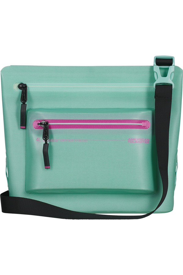 Colourdry M Schoudertas | American Tourister Colourdry Shoulder Bag M  Jelly Mint