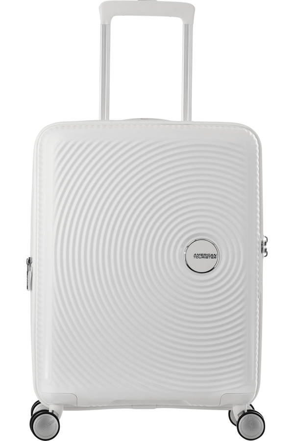 American Tourister Soundbox Spinner uitbreidbaar 55cm Pure White