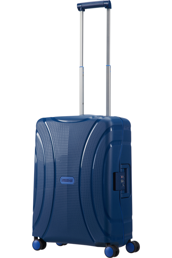 American Tourister Lock'n'Roll Handbagage koffer met 4 wielen 40x55x20cm Marine Blue