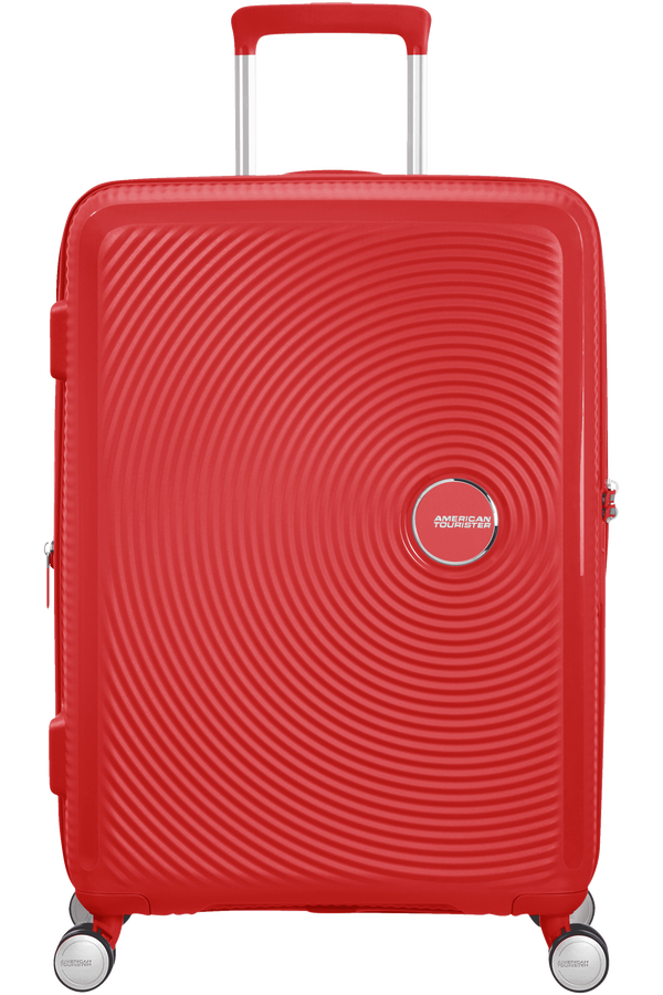 American Tourister Soundbox Spinner Expandable 67cm  Coral Red
