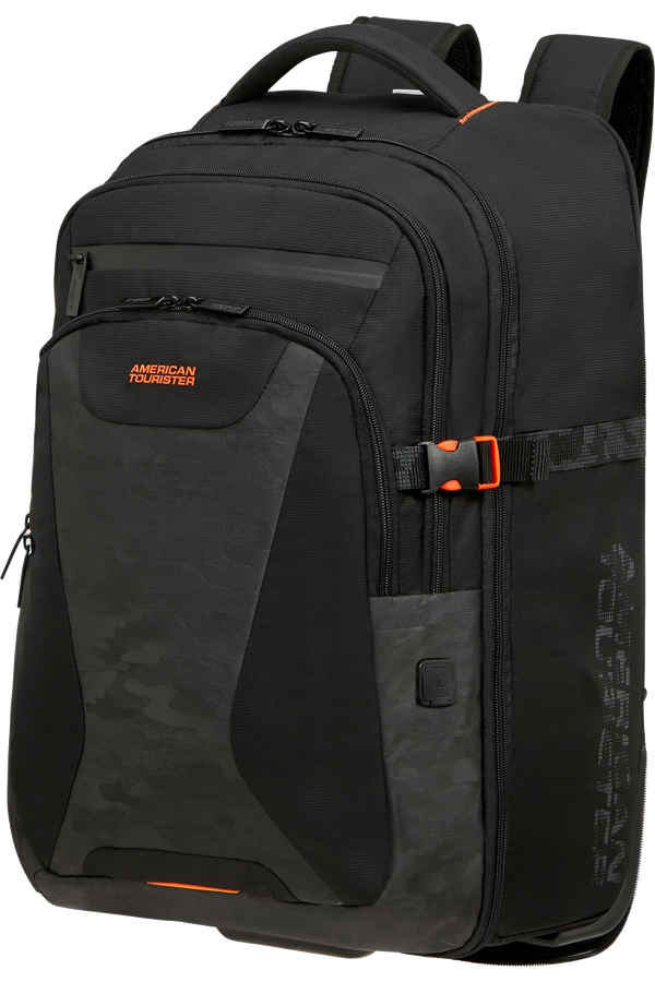 American Tourister At Work Laptop Backpack with Wheels Camo 15.6'  Zwart