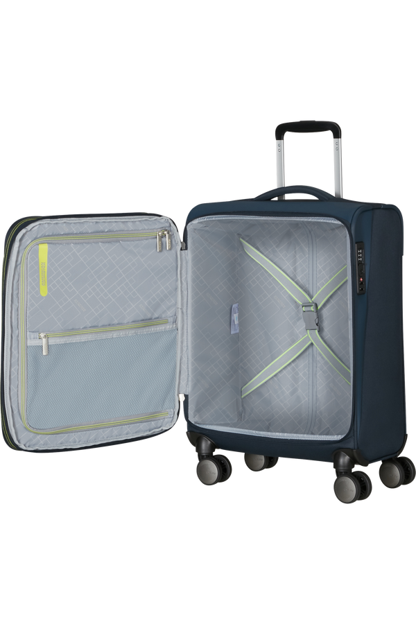 American Tourister Wanderlite Spinner EXP TSA S  Dark Navy