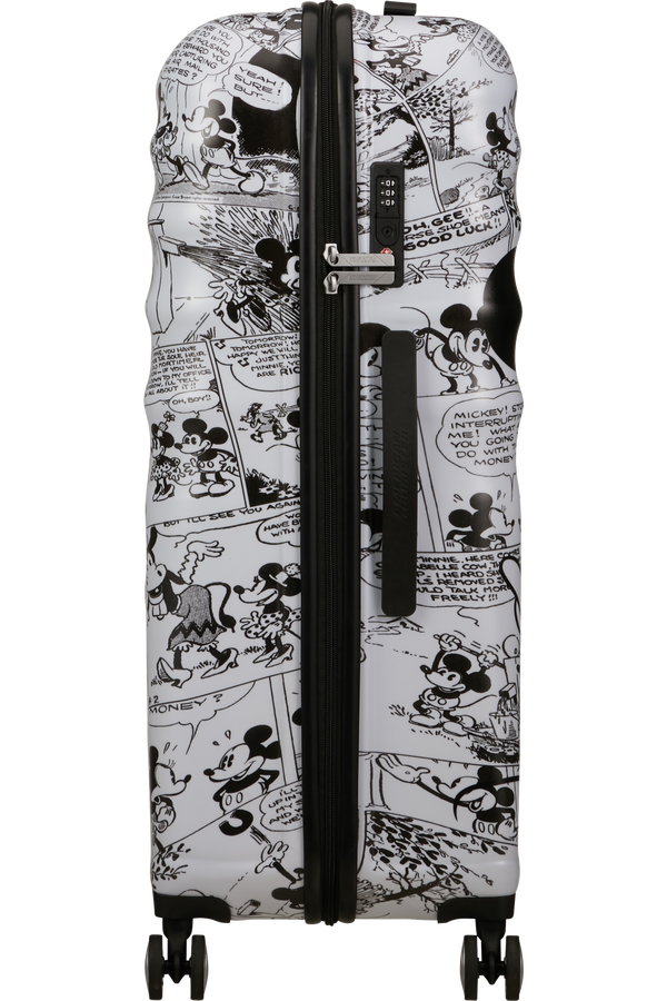 American Tourister Disney Wavebreaker Spinner TSA Disney Fl 77cm  Minnie Comics White