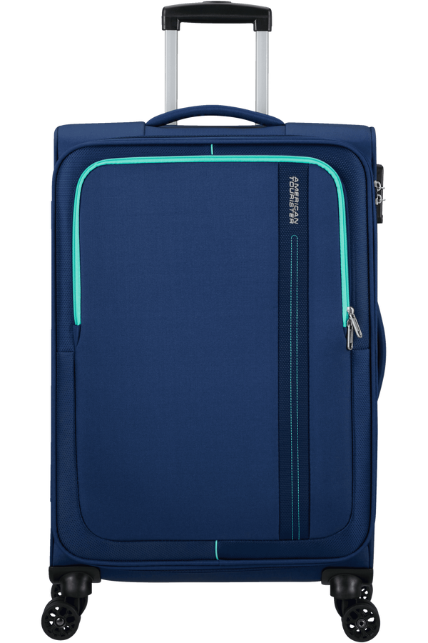 American Tourister Sea Seeker Spinner 68/25 Tsa 68cm  Combat Navy
