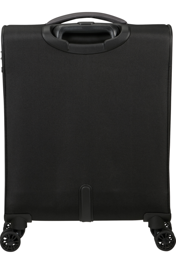 American Tourister Pulsonic Spinner Expandable 55cm  Asphalt Black American Tourister Pulsonic Spinner Expandable 55cm  Asphalt Black