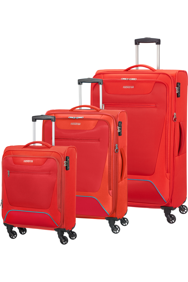 American Tourister Hyperbreez 3 pc Set A  Rood