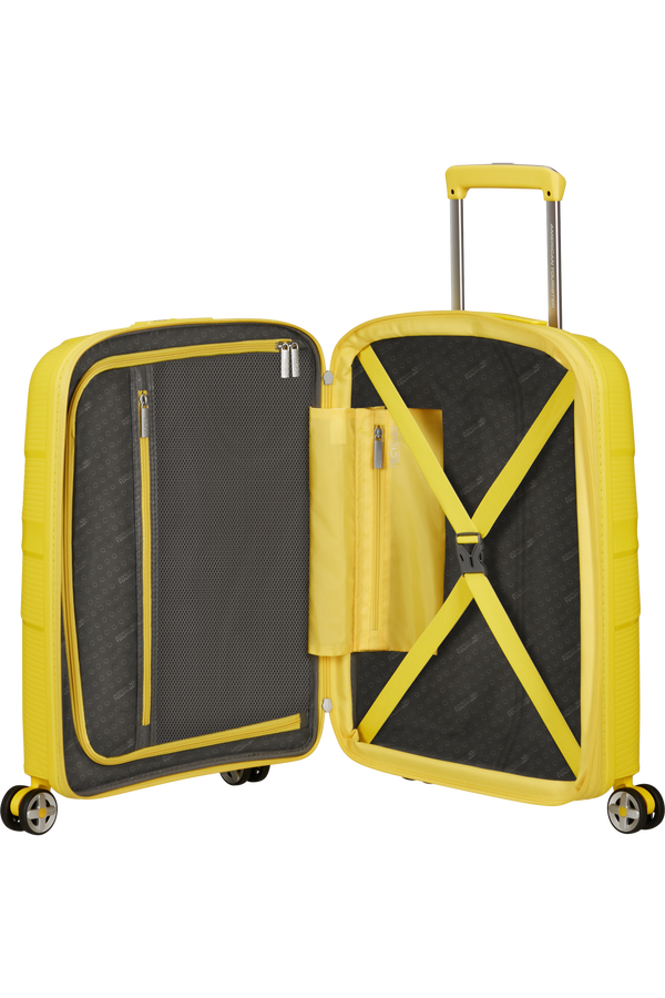 American Tourister StarVibe Spinner Expandable TSA 55cm Electric Lemon American Tourister StarVibe Spinner Expandable TSA 55cm Electric Lemon