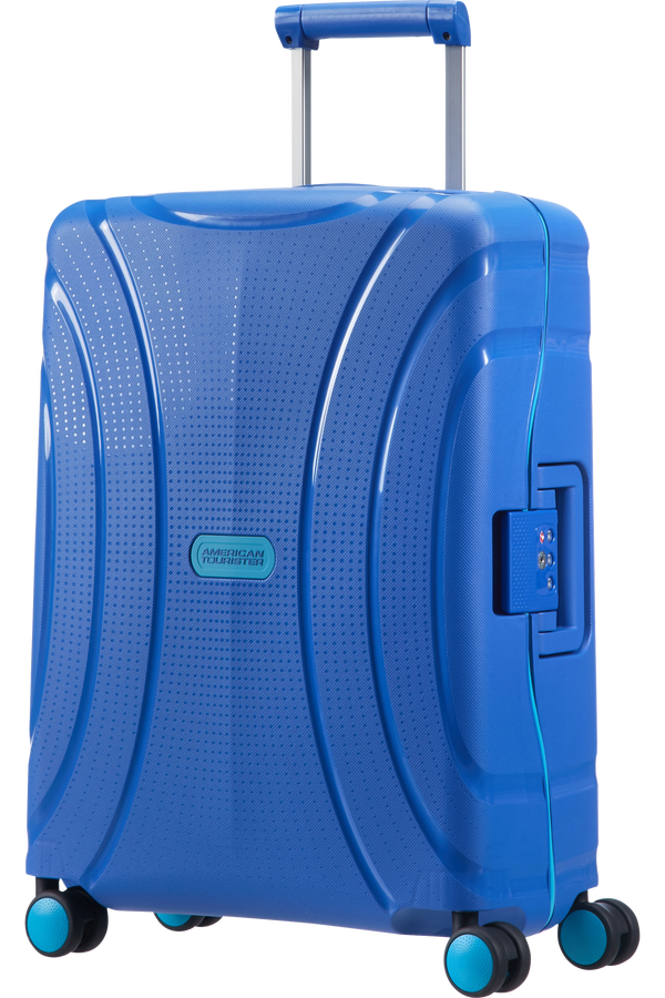 American Tourister Lock'n'Roll Handbagage koffer met 4 wielen 40x55x20cm Skydiver Blue