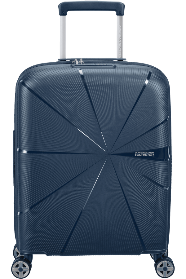 American Tourister Starvibe Spinner Expandable TSA 55cm  Navy